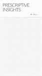 Mobile Screenshot of prescriptiveinsights.com